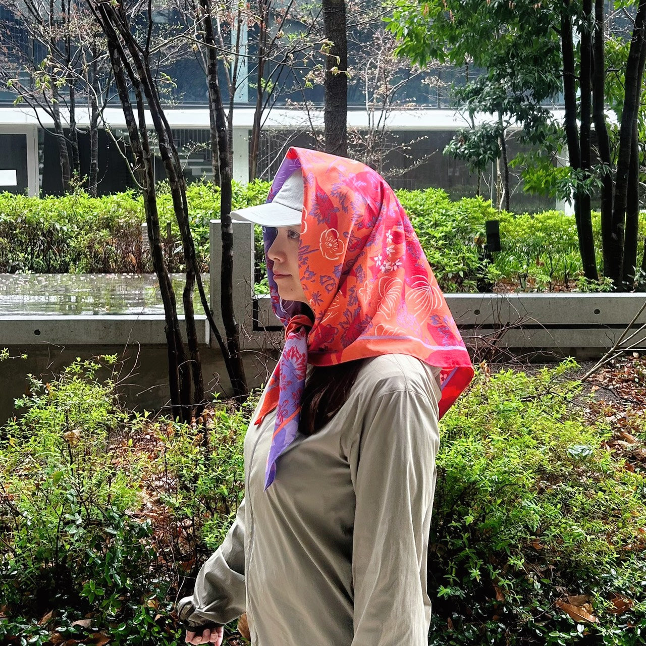 山で頼れる、大判バンダナ – noook