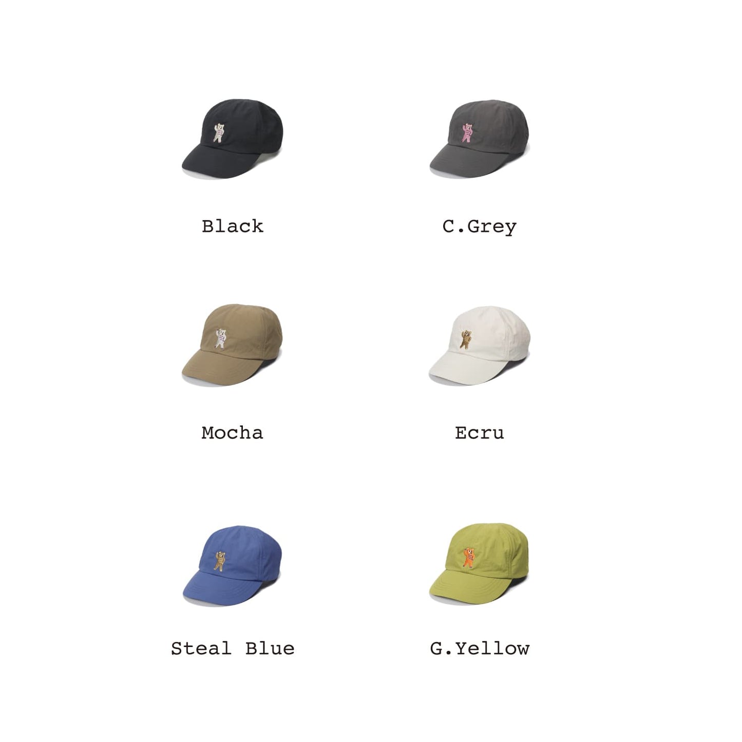 【7/24(金) 19:00～販売開始】h263-200/Mush Bear Cap
